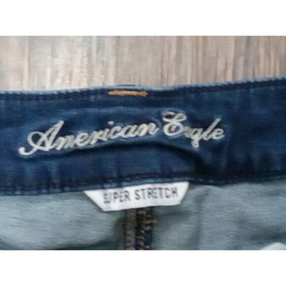 American Eagle Shorts Bundle Womens Size 6 Blue Distressed Cutoff Cotton - Picture 15 of 16